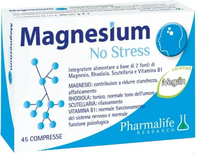 PHARMALIFE RESEARCH Srl Magnesium No Stress 45 Compresse