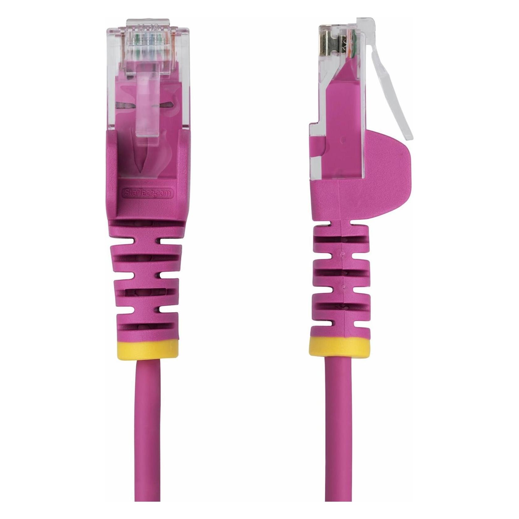 StarTech .com N6PAT250CMPKS, 2,5 m, Cat6, U/UTP (UTP), RJ-45, RJ-45, Pink (CAT6, 2.50 m) (N6PAT250CMPKS)