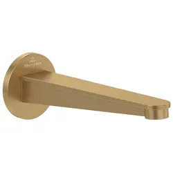 Villeroy und Boch Conum Badewannenauslauf TVT12700300076 Wandmontage, brushed gold