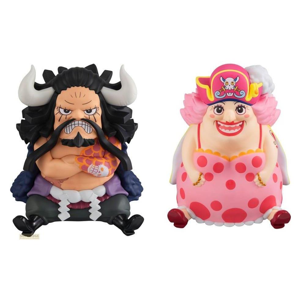Megahouse One Piece Look Up PVC Statue Kaido the Beast & Big Mom 11 cm (with Gourd & Semla) (40778314)