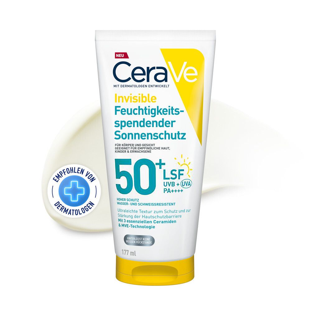 Cerave Sonnenschutz Körper feuchtigkeitssp.SPF 50+ 177 ml Lotion