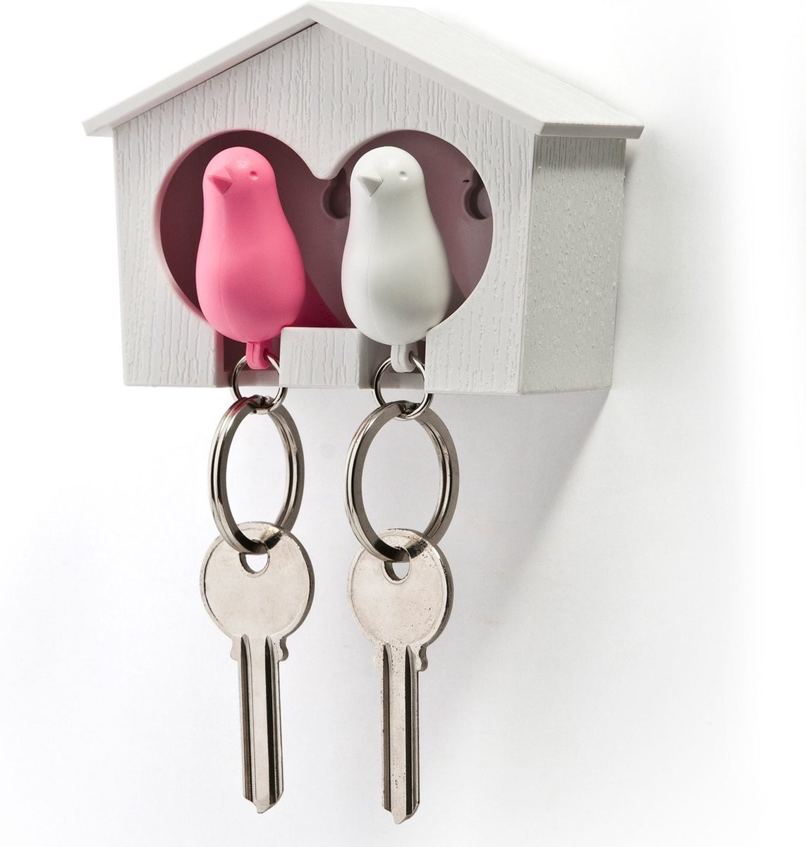 Qualy Sparrow Duo Sleutelhanger - Roze