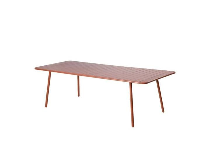 BERGAME - Table de jardin 10/12 places 234cm terracotta