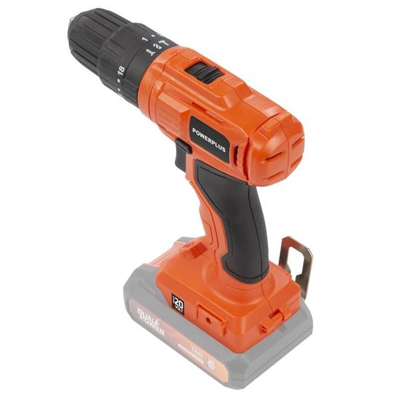 Powerplus Dual Power POWDPO1100 Accu Klopboormachine 20 V - Exclusief batterij en lader