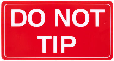 Stageworx Tourlabel Do Not Tip Rot