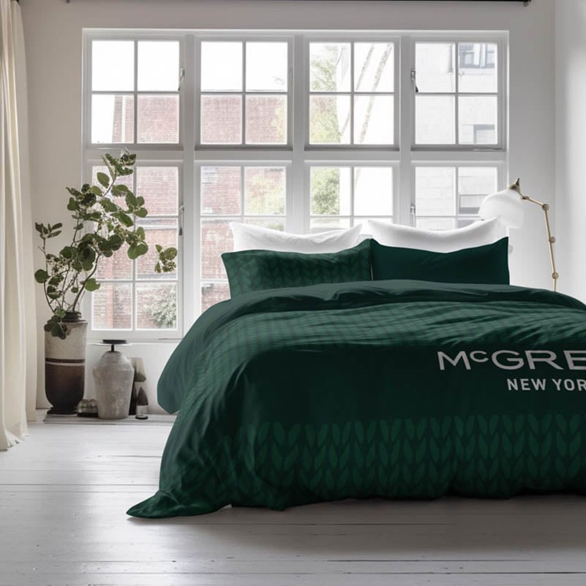 Dekbedovertrek McGregor Midtown Groen voor volwassenen