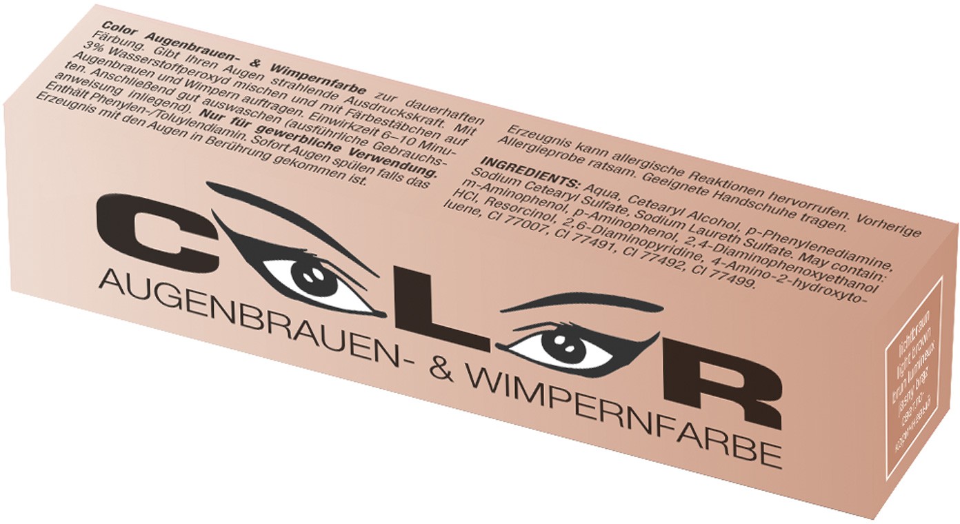 Comair Color Augenbrauen- & Wimpernfarbe lichtbraun 15 ml 3080936