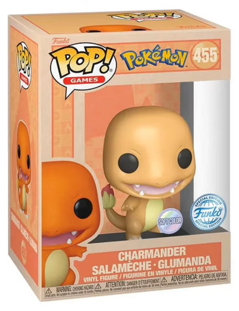 Funko Pop! Games Pokémon Charmander #455 zachte kleuren
