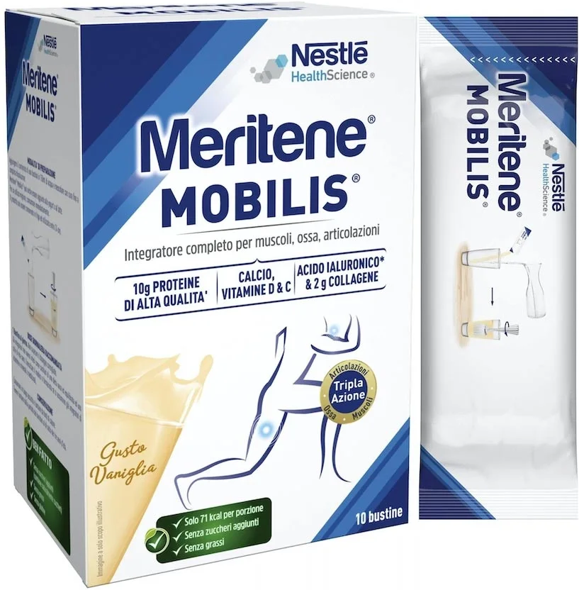 NESTLE' IT.SpA(HEALTHCARE NU.) Meritene, Mobilis, 10 Bustine