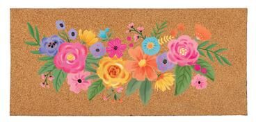 Evergreen Welcome Spring Blossom Coir Mat