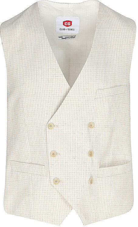 CG - CLUB OF GENTS Anzugweste  beige   50 50