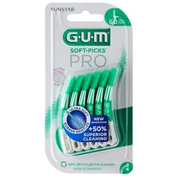 GUM SOFT-PICKS PRO large 60 St