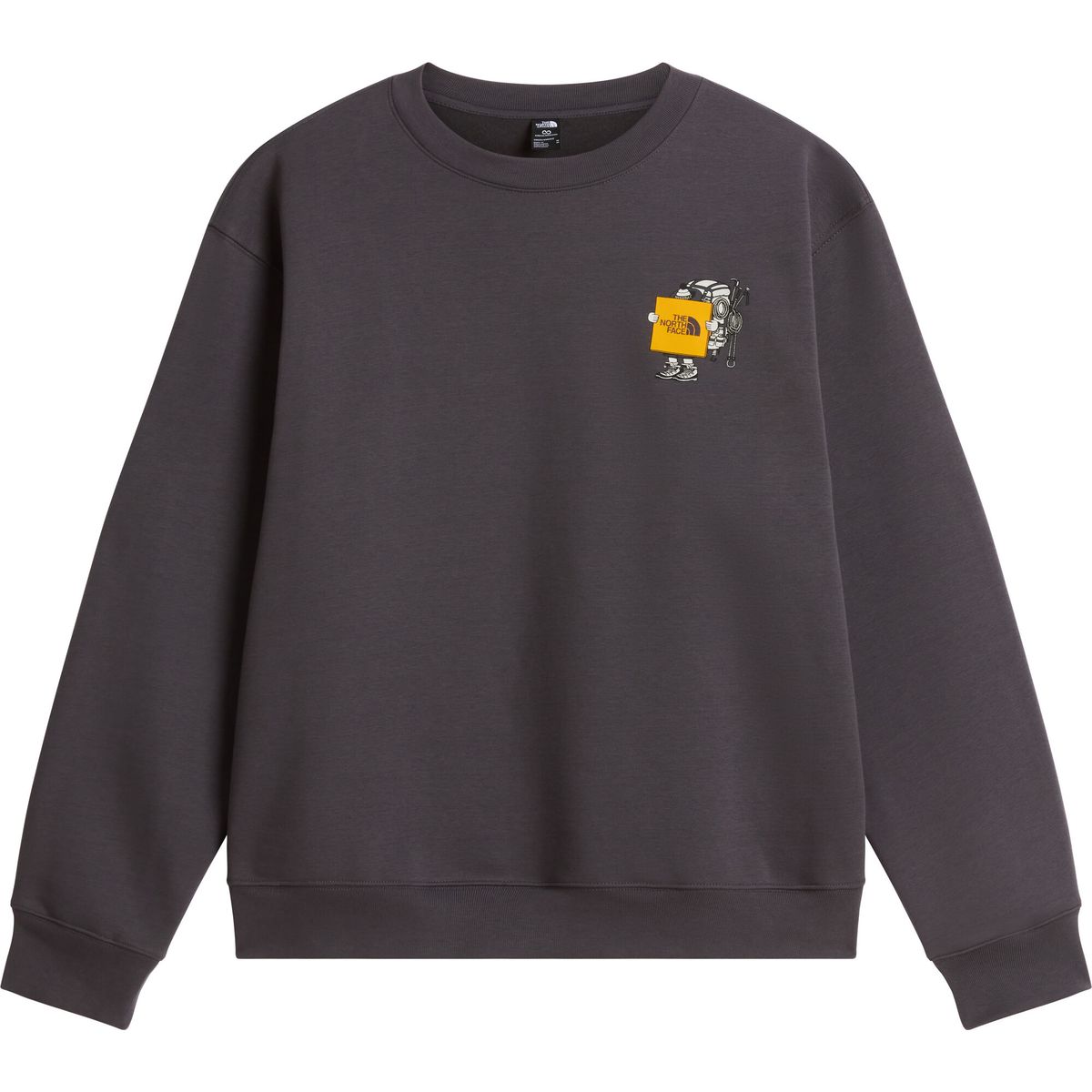 The North Face U Gear UP GET OUT RLX Crew-graphic anthracite grey (RHI) XXS NF0A8JB5RHI-XXS