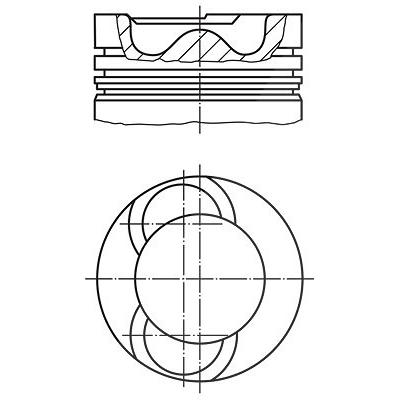 Mahle Kolben [Hersteller-Nr. 0281901] für VW