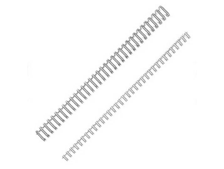 Fellowes Baguettes de reliure anneaux métal - 10 mm - Blanc - Boîte de 100