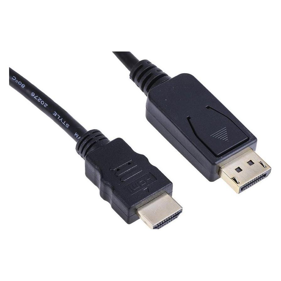 RS PRO DisplayPort-Kabel A Display-Anschluss B HDMI - Stecker, 5m 1080p max. PVC (0.18 m) (1828791)