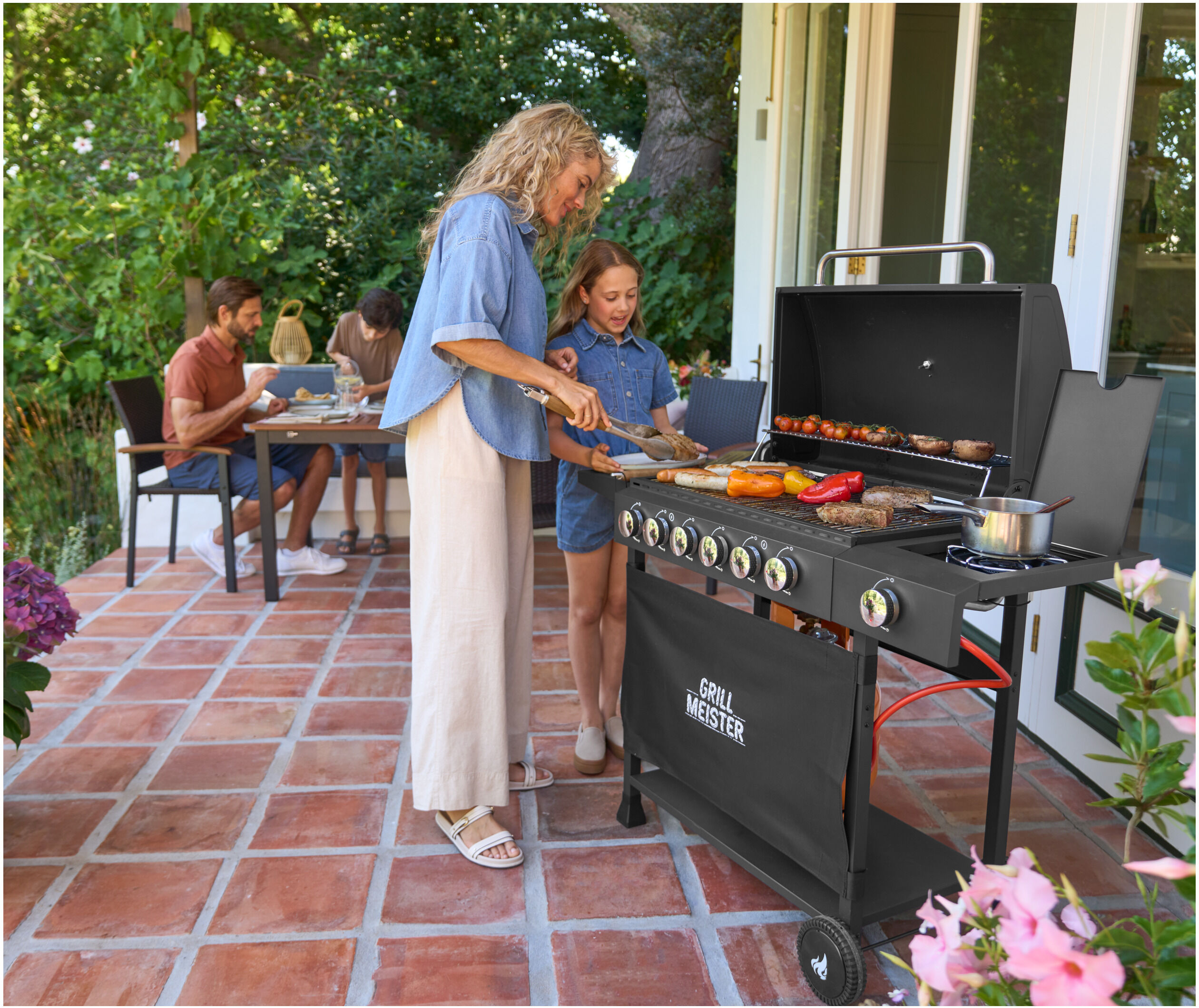 GRILLMEISTER Gasgrill 6+1