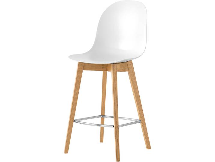 CONNUBIA Barhocker Academy weiss/eiche Esche H 106 cm