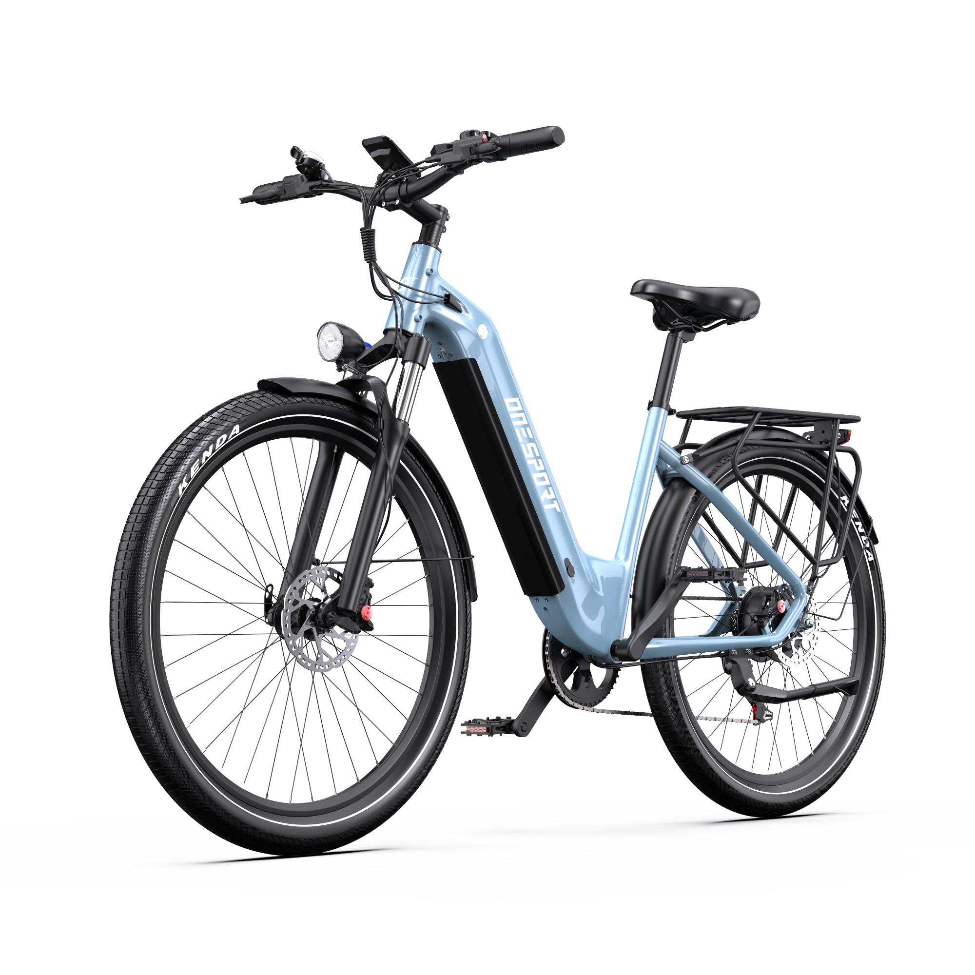 WT05 Stadt-Elektrofahrrad für Erwachsene, Aluminiumrahmen, 250W, 40 Nm, 36V, 25 km/h, hydraulische Scheibenbremsen, 27,5-Zoll, App-Unterstützung