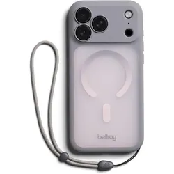 Bellroy MagSafe Hülle für iPhone 18 Pro Max / 17 Pro Max Serie Cinch mit Kordel (Apple iPhone 17 Pro Max, Apple iPhone 18 Pro Max), Smartphone Hülle, Grau