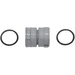 Vaillant, Zubehör Belüftungstechnik, Set 3 Verbindungsstück Brennw. für flexible Abgasleitung DN 80. PP
