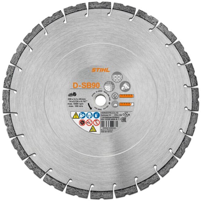 Stihl Disque de tronçonnage D-SB90 Ø 300 mm/12