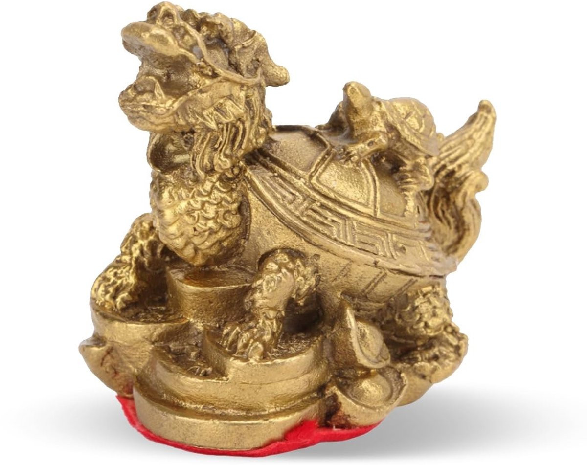Allecto Feng Shui Schildpad Beeld voor Geluk, Gezondheid en Succes