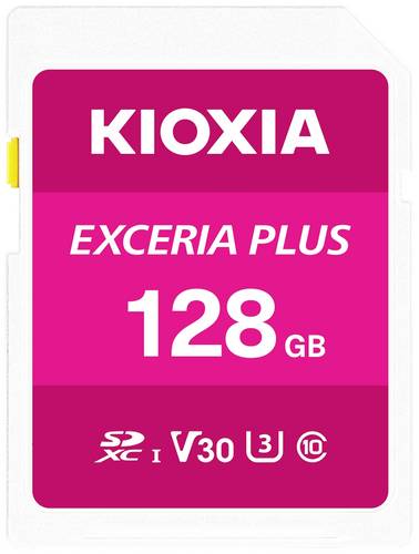 Kioxia EXCERIA PLUS SDXC-Karte 128GB UHS-I, v30 Video Speed Class