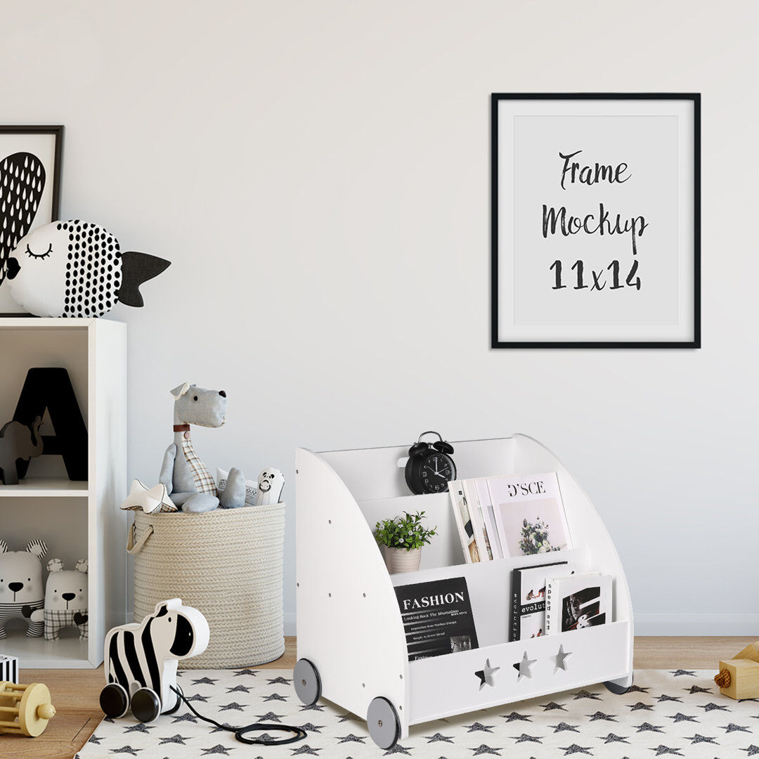 Isabelle & Max Kennett 57cm H X 62cm W Buildings & Architecture Kids Book Display White 57cm H X 62cm W X 42cm D