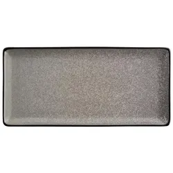4 Stück Olympia Mineral rechteckige Teller 33,5 x 16cm. Saubere, rechte Linien für eine