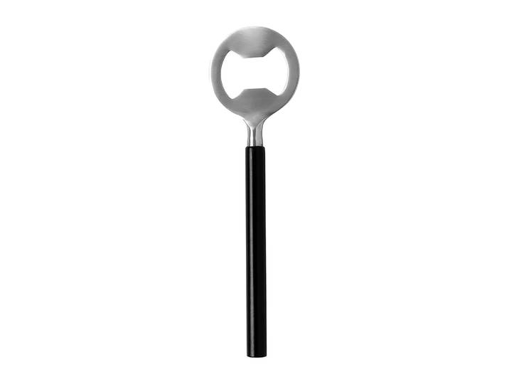 Flaschenöffner FINK STUDIO OPEN END , schwarz, Edelstahl, Flaschenöffner, Flaschenöffner, in Geschenkverpackung