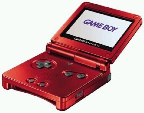 Nintendo Game Boy Advance SP   Rot - Refurbished