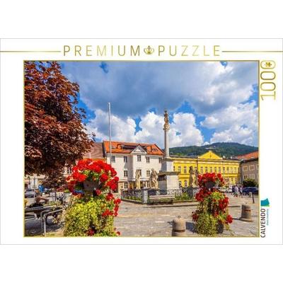 CALVENDO Puzzle Die Mariensäule am Schillerplatz | 1000 Teile Lege-Größe 64 × 48 cm Foto-Puzzle für glückliche Stunden, von , Calvendo Puzzle
