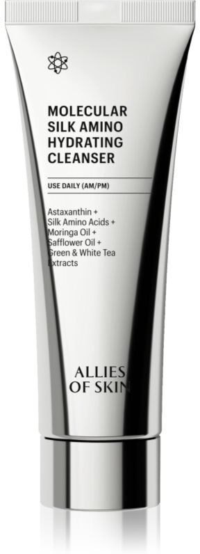 Allies of Skin Molecular Silk Amino Hydrating Cleanser feuchtigkeitsspendendes Reinigungsgel mit Aminosäuren 25 ml