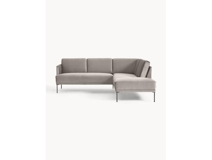 Samt-Ecksofa Fluente