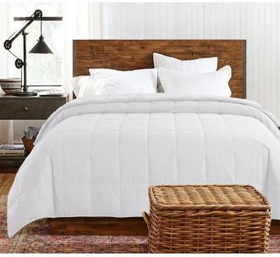 Cozy Down Reversible Comforter by St. James Home in White (Size KING)