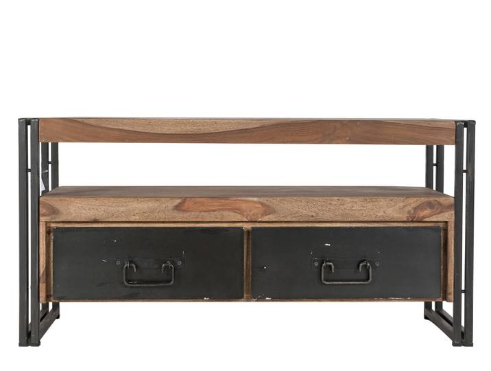 SIT Möbel PANAMA Lowboard Metall/Akazie gebeizt und geölt und