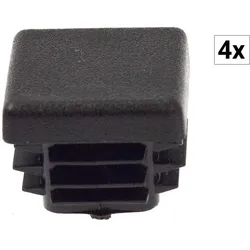 BERG Lamellenstopfen für Quadratrohr XL & XXL Rahmen, Sitzverstellung, 4 Stück, 22x22x11 mm