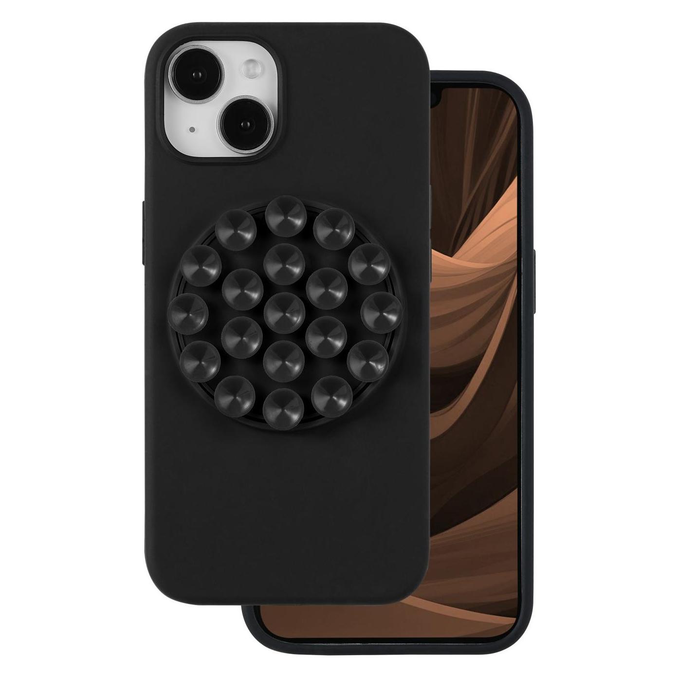 OEM Silicone Stick case for iPhone 13 6,1" black (Apple iPhone 13) (GSM195564)