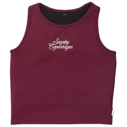 Saysky Damen Couture Combat Crop Top rot