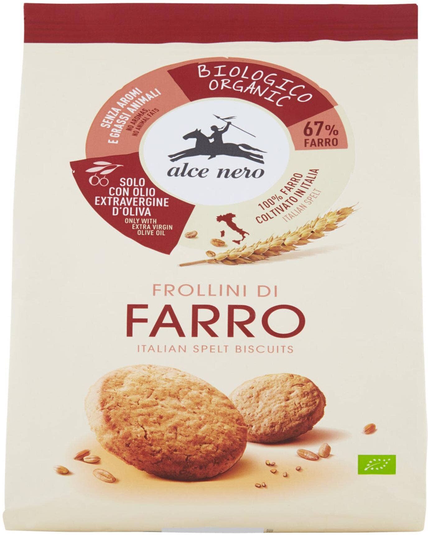 ALCE NERO Frollini Di Farro 300 Grammi 