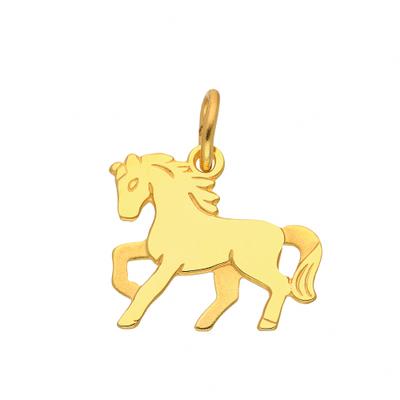 Kettenanhänger ADELIA´S "Anhänger Pferd 333 Gold ( 8K )", gold, Schmuckanhänger, Mädchen, Pferd, Gold, Kettenanhänger, Goldanhänger Pferd