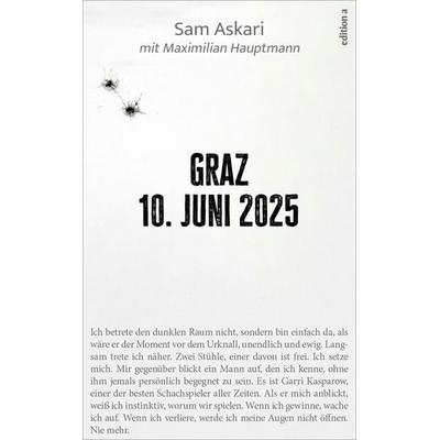Graz, 10. Juni 2025, Gebundene Ausgabe von Sam Askari, Edition a, 978-3-99001-909-2
