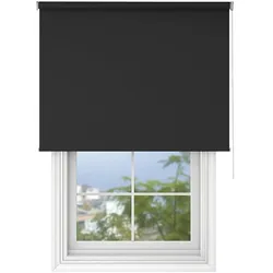 ROLLO blickdicht schwarz 45 x 150cm