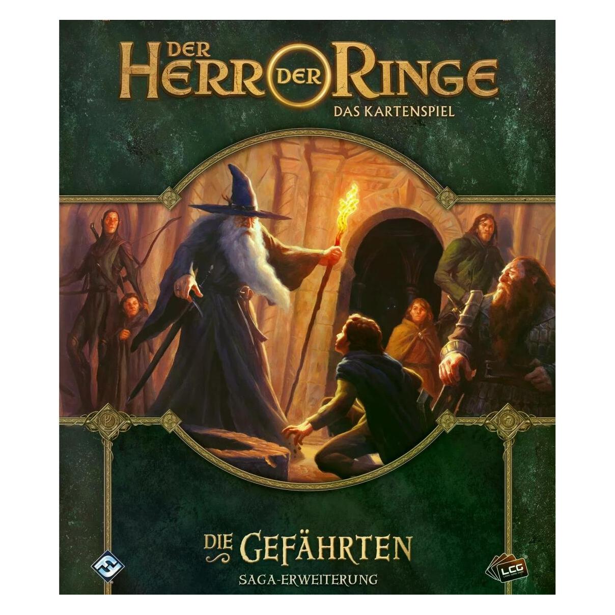 FFG FFGD2842 - Der Herr der Ringe: Das Kartenspiel - Die Gefährten, ab 14 Jahren (DE-Erweiterung) (Deutsch, 1 - 4 Spieler) (841333117900)