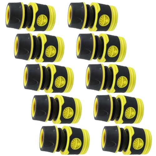 AstarFavor 10 stuks tuinslangaansluiting 1/2 inch, kunststof tuinslang verbindingsstuk en snelkoppeling voor de waterkraan