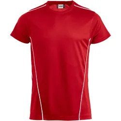 CLIQUE Ice Sportshirt 3500 - rot/weiß XS
