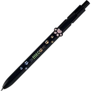 Legami Kugelschreiber Meow, Katze, Gehäuse schwarz, Schreibfarbe schwarz