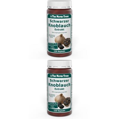Schwarzer Knoblauch Extrakt 500 mg Kapseln 2x 2x120 St