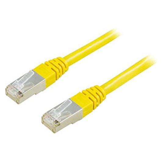 Deltaco FTP Cat6 - 0,5 m - Cat6 - RJ-45 - RJ-45 - Gelb (FTP, CAT6, 0.50 m) (STP-60GL)